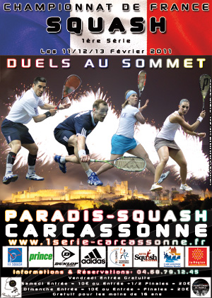 affiche du Championnat de France de Squash 2011